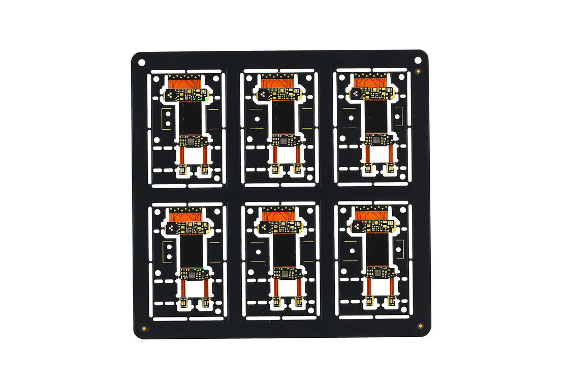 معالجة إنيج متعددة الطبقات المرنة Pcb صلبة المرنة 0.5-10Mm نصف قطر الانحناء Fr4/Polyimide/Pet