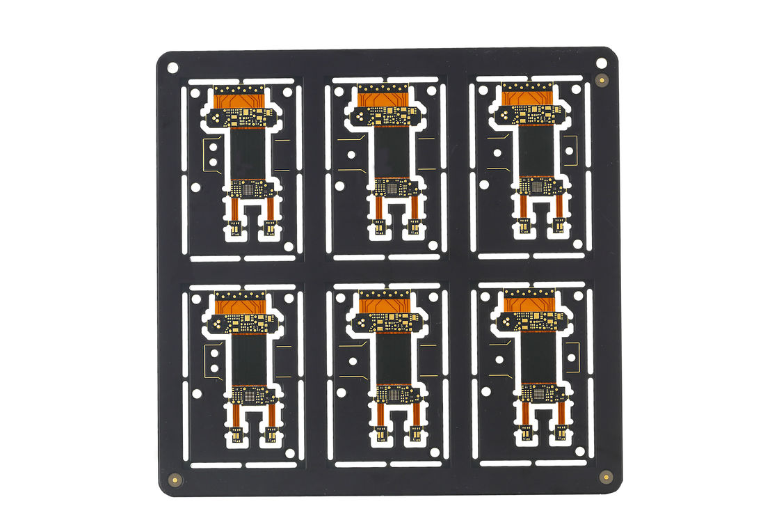 SMD Bga غطاء جامدة مرنة PCB التجميع 4 طبقة Sanforized Hasl Lf سطح