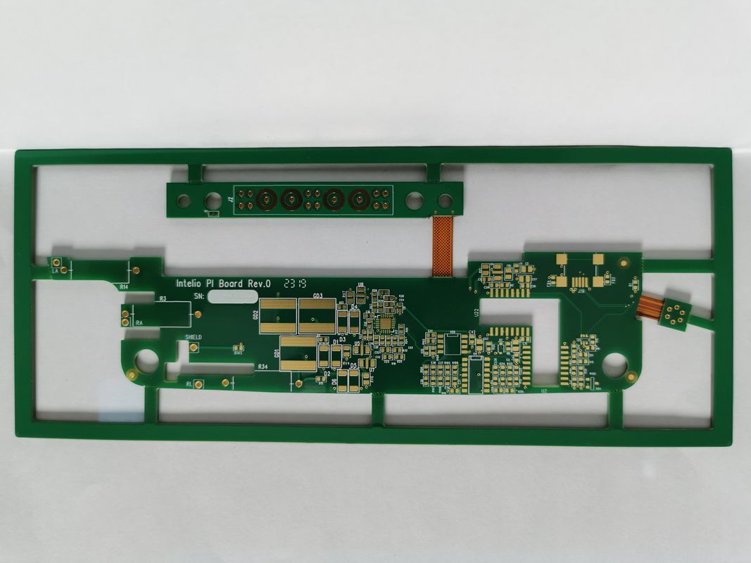 4 طبقة لوحات PCB مرنة قابلة للثني PCB مع طلاء Sanforized Hasl Lf النهاية