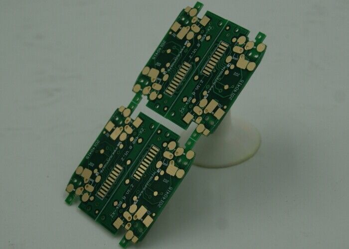 طبقات مزدوجة PCB مزدوجة الجانب مع 1-6 أوقية وزن النحاس و 0.075mm الحفرة الدقيقة