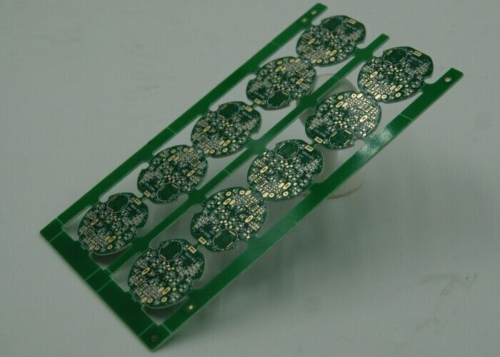 100% إختبار دائرة دائرية مزدوجة الجانبين الغمر الذهبية PCB الخضراء الصلبة مقاومة 1.6mm