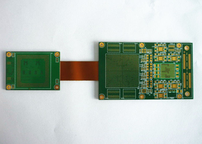 الكثافة التجميع Sanforized PCB صلبة مرنة 1-28 طبقات 52L 0.5-10mm نصف قطر الانحناء