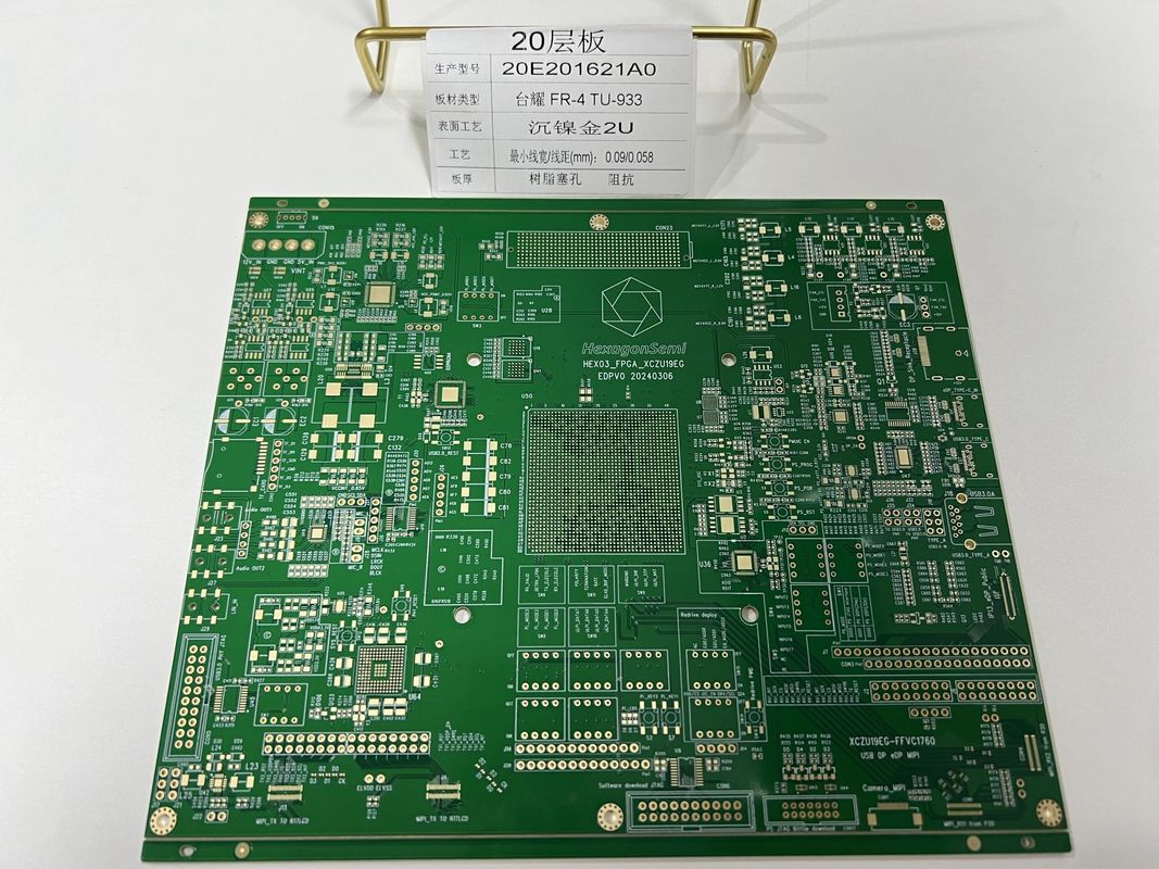 متطلبات خاصة مصباح المقبس و 100%E-اختبار لوحة PCB عالية السرعة للاختبار