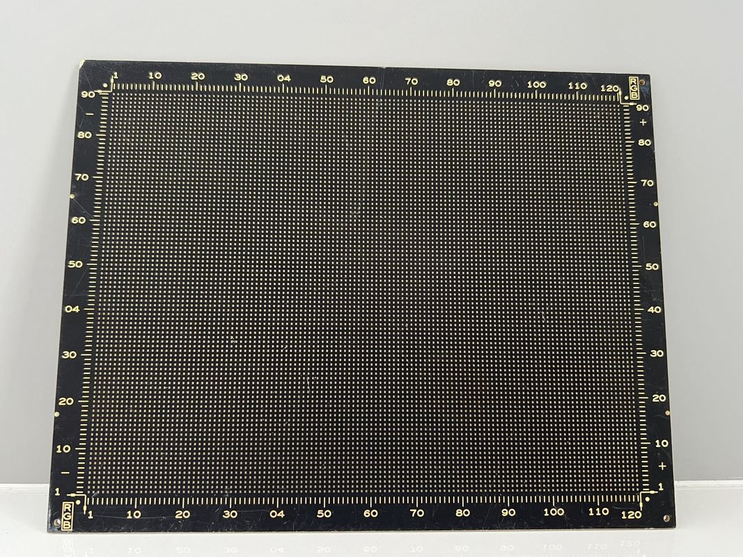 4 طبقة 1 OZ لوح PCB HDI النحاس مع 0.1MM الحجم الحد الأدنى للثقب لمقبس المصباح