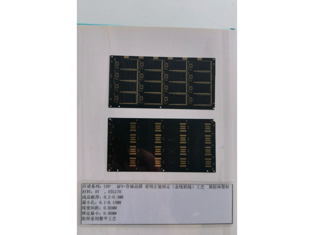 قناع الأسود القائم على اللحام IC PCB 0.2mm متوافق مع RoHS للأجهزة الإلكترونية