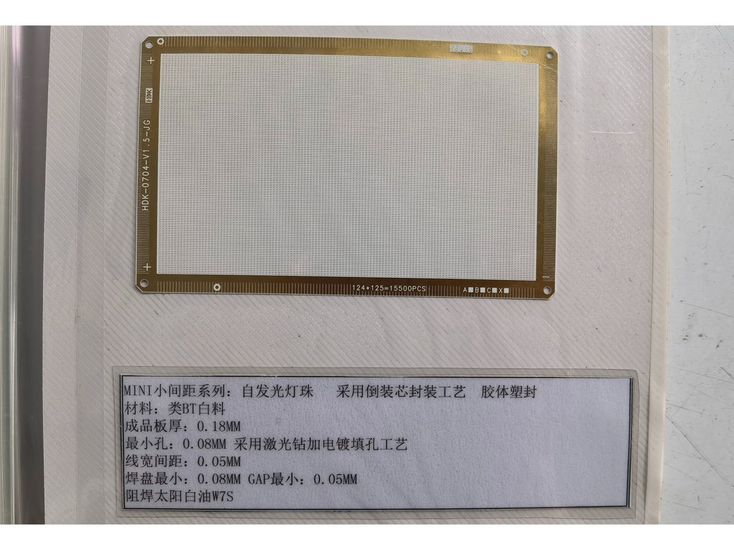 ENIG السطح النهاية السيراميكية أو BT IC صلبة الركيزة PCB 1 أوقية الوزن النحاس