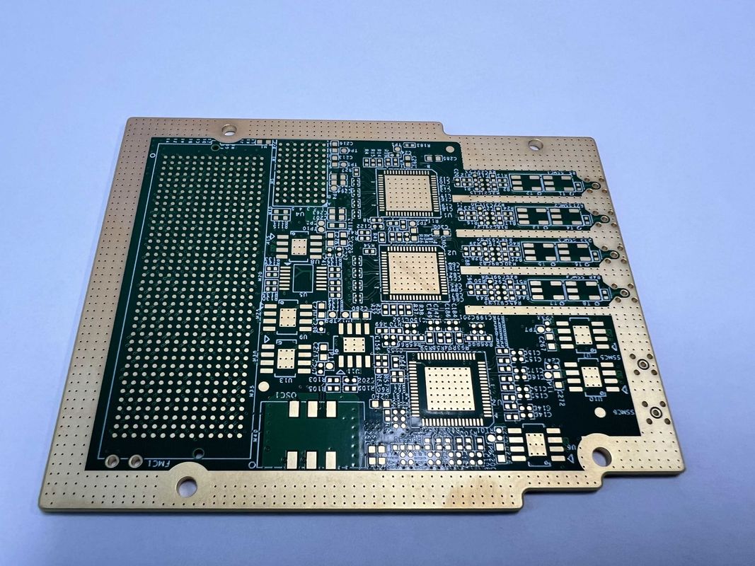 لوحة PCB عالية السرعة مع مسافة طبقة داخلية 0.15 مم وتصميم متعدد الطبقات 8 طبقات