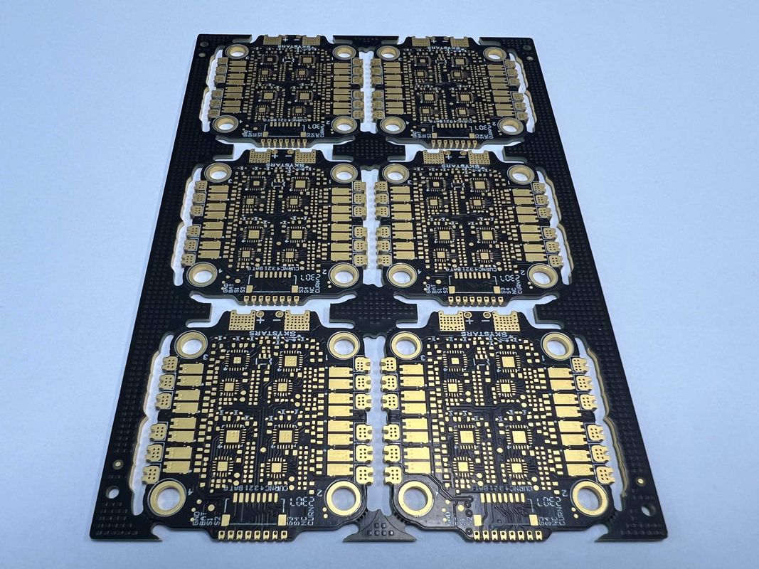 12OZ لوح PCB متعدد الطبقات ذو الوزن النحاسي مع سطح ذهبي غمر للتطبيقات و سطح فضي غمر