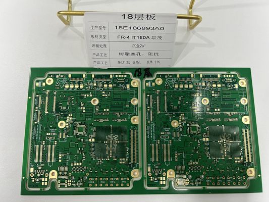 الكثافة المتصلة 6-32L HDI PCB Board 3/3 Mil مع 0.25mm BGA IT180 ENIG3-8u