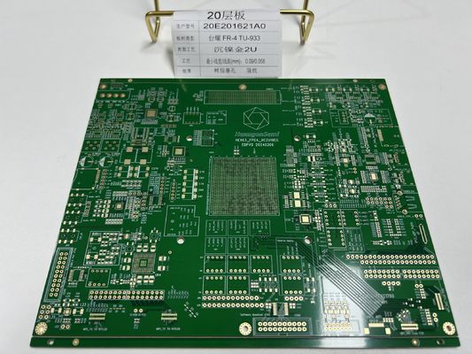 20 طبقة لوحة PCB مع تحكم معوقات متعددة المجموعات VIPPO تحت الصمغ TU-933