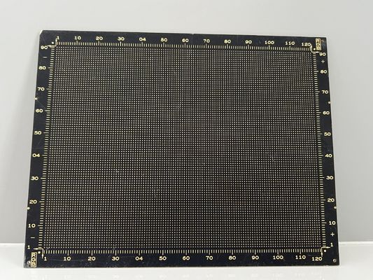4 طبقة 1 OZ لوح PCB HDI النحاس مع 0.1MM الحجم الحد الأدنى للثقب لمقبس المصباح
